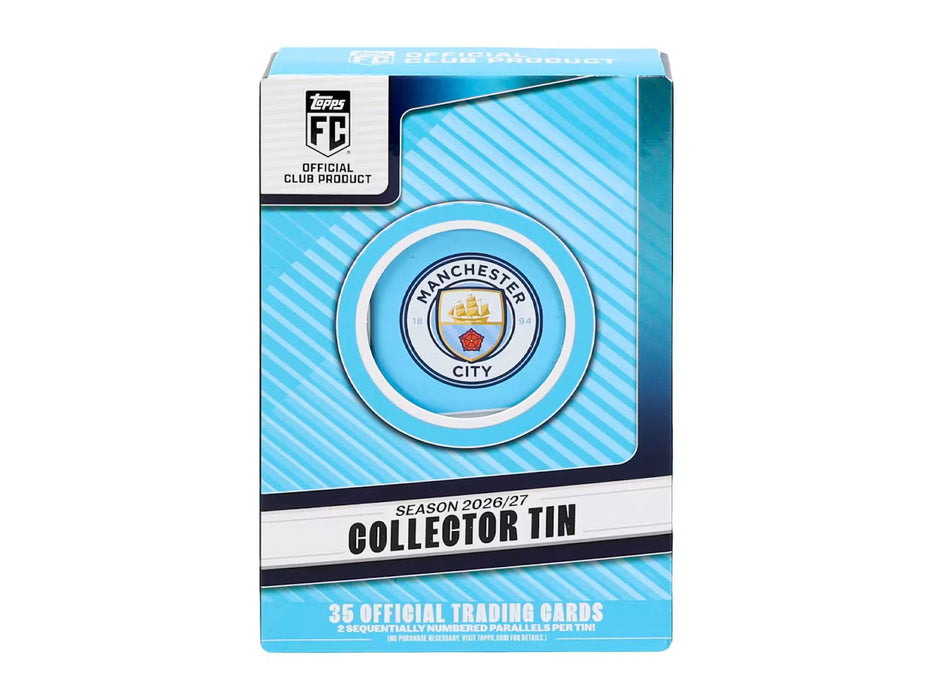 2026-27 Topps Manchester City Soccer Collector Tin