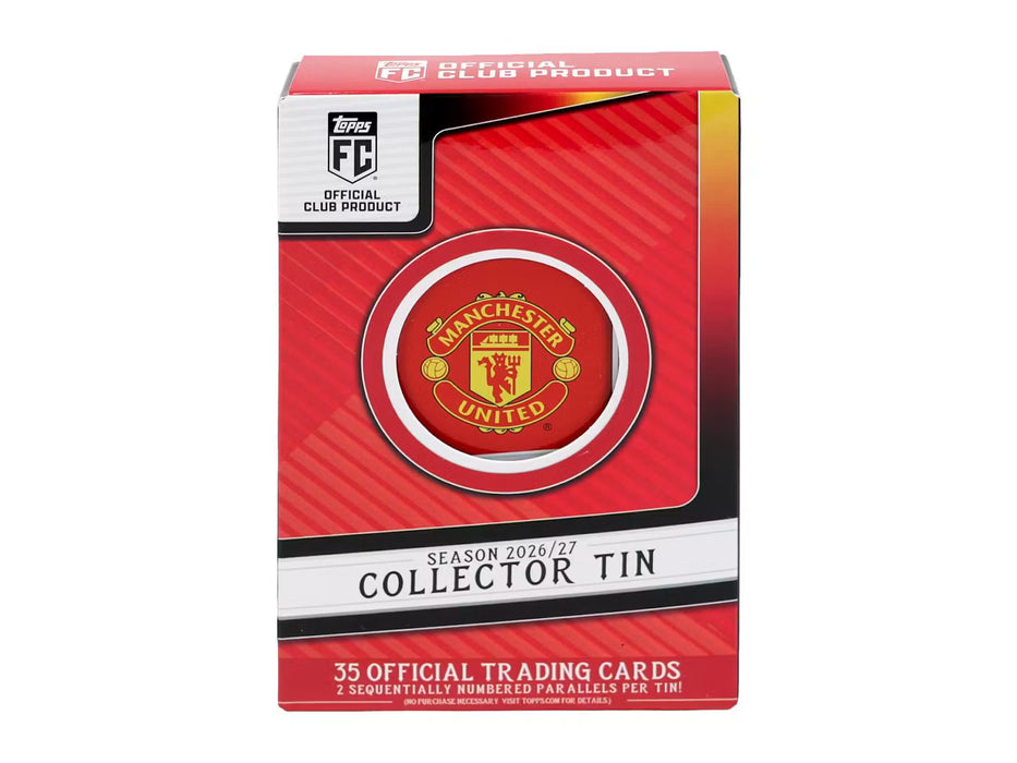 2026-27 Topps Manchester United Soccer Collector Tin