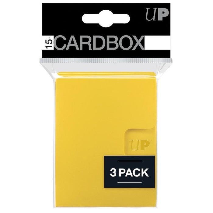 Ultra Pro: Pro Line Card Box Yellow 3 Pk