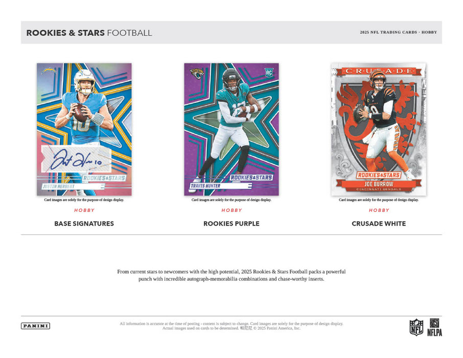 2025 Panini Rookies & Stars Football Hobby Box (Pre-Order: December 11)