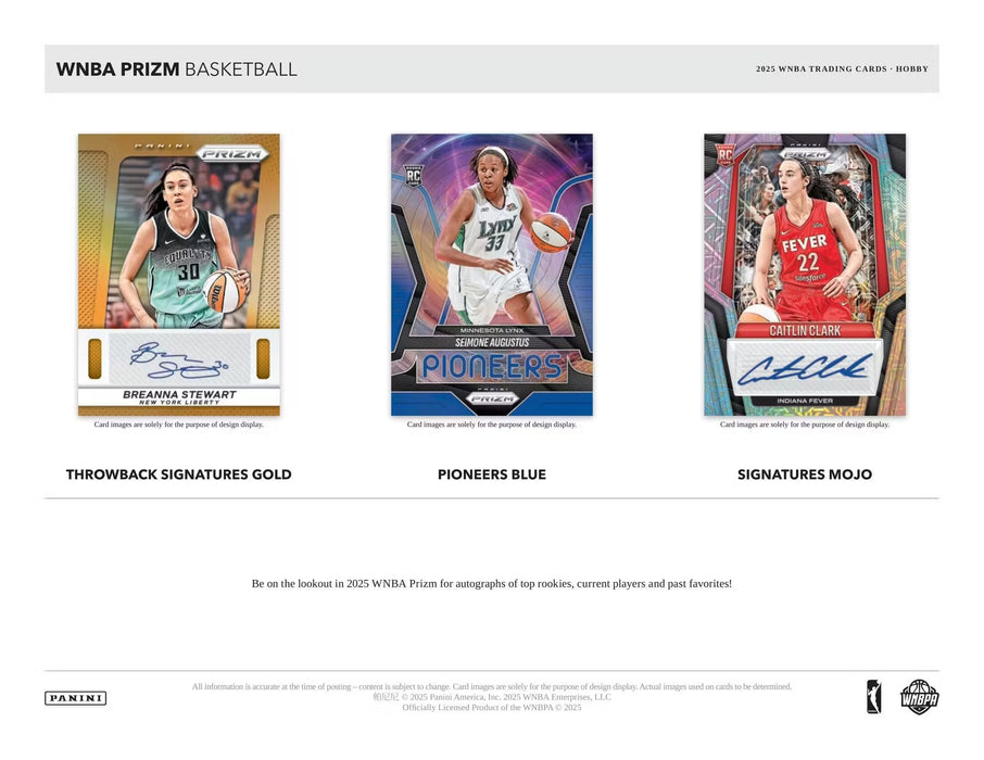 2025 Panini Prizm WNBA Basketball Hobby Box (Pre-Order: December 5)