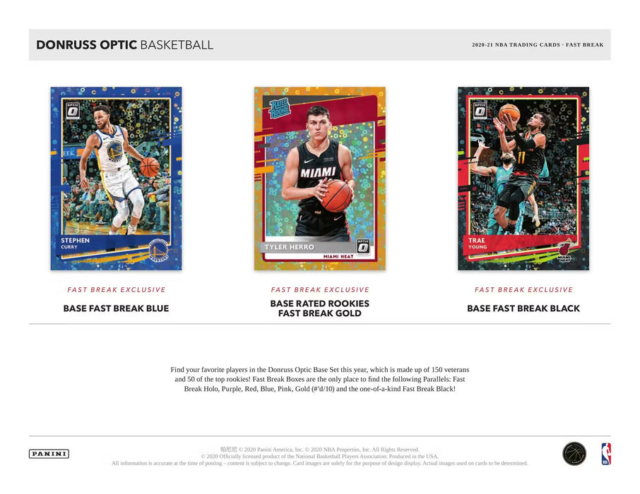 2020-21 Panini Donruss Optic Basketball Fastbreak Box