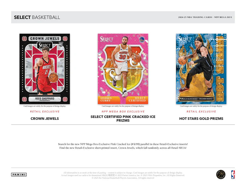 2024-25 Panini Select Basketball Mega Box