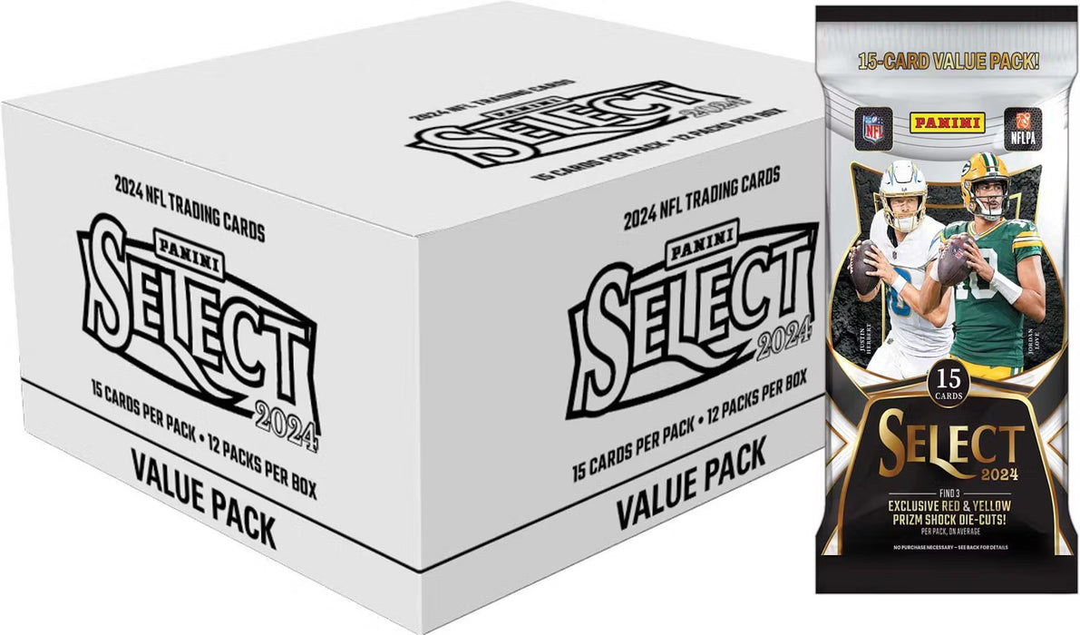 2024 Panini Select Football Jumbo Value 12-Pack Box