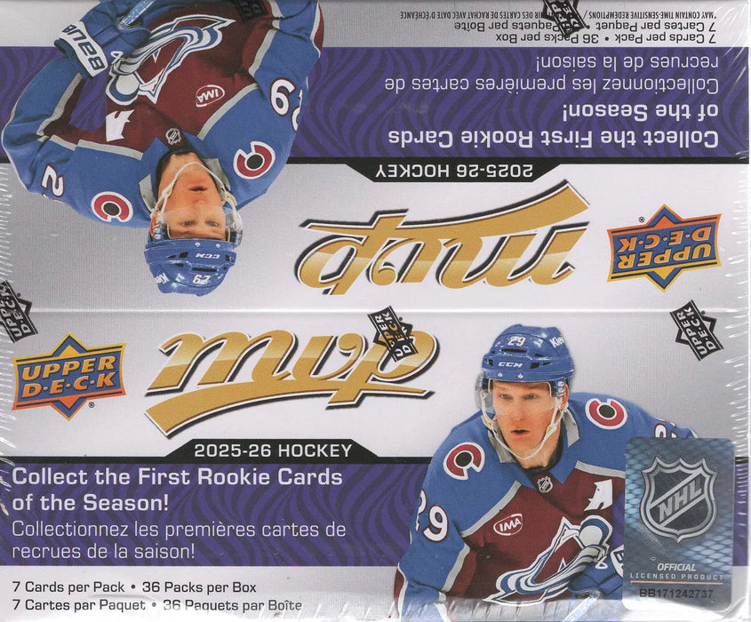 2025-26 Upper Deck MVP Hockey Retail Box