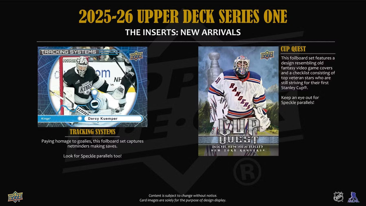 2025-26 Upper Deck Series 1 Hockey 4-Pack Blaster Box