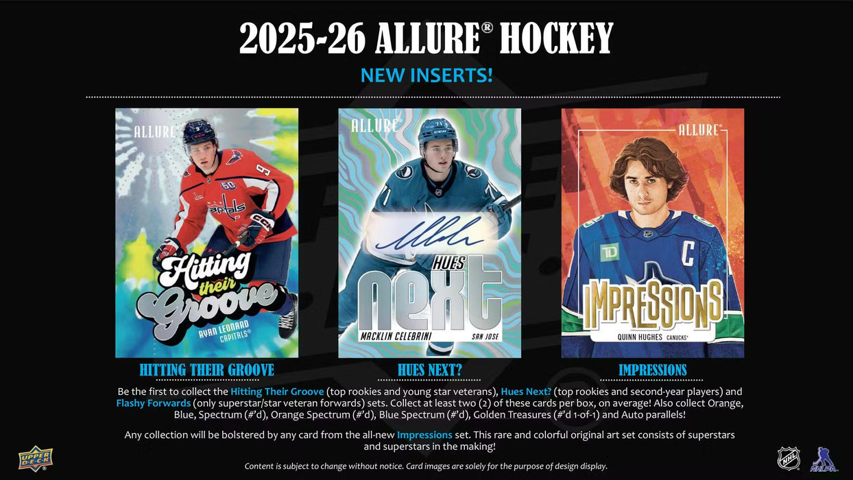 2025-26 Upper Deck Allure Hockey Hobby Box
