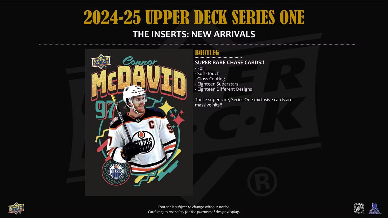 2025-26 Upper Deck Series 1 Hockey Hobby Box