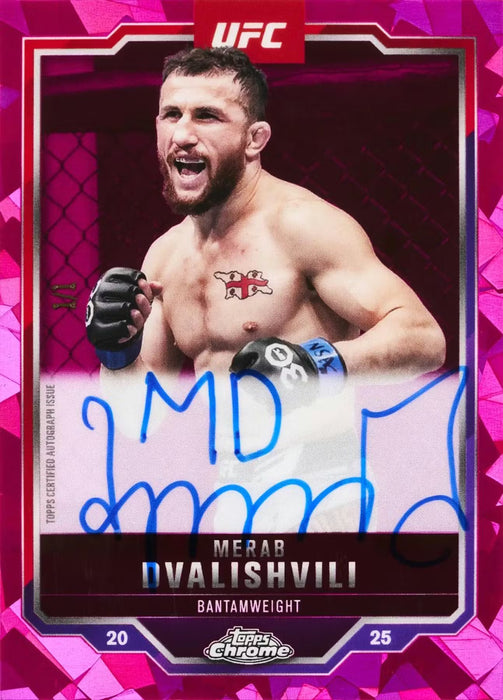 2025 Topps Chrome UFC Sapphire Edition Box