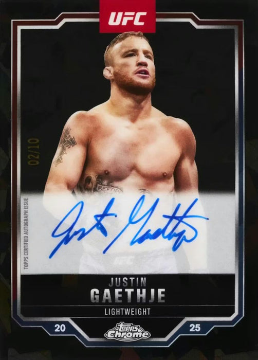 2025 Topps Chrome UFC Sapphire Edition Box