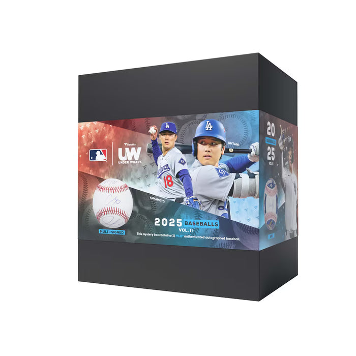2025 Fanatics Under Wraps Autographed MLB Baseballs Vol. II Single Mystery Box