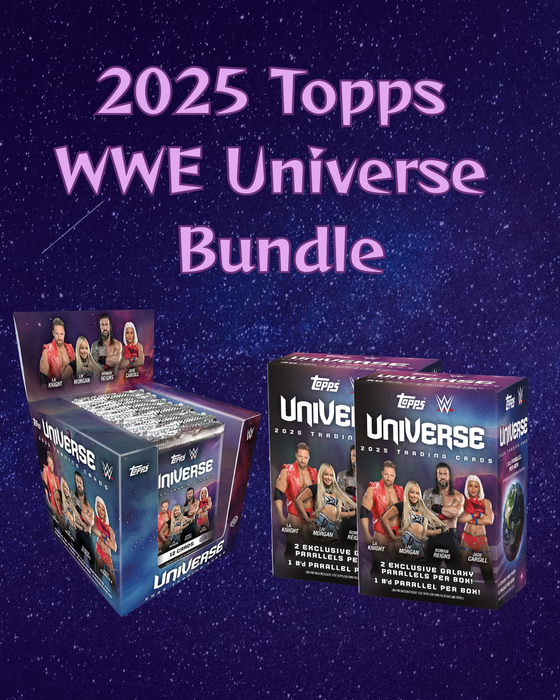 2025 Topps WWE Universe Bundle (1 Hobby + 2 Blasters)