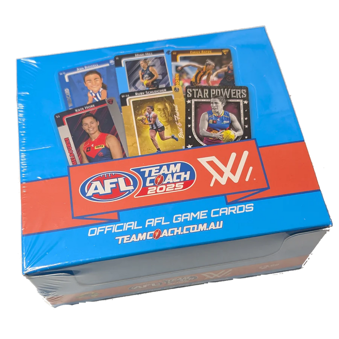 2025 AFLW TeamCoach Footy Trading Cards Box