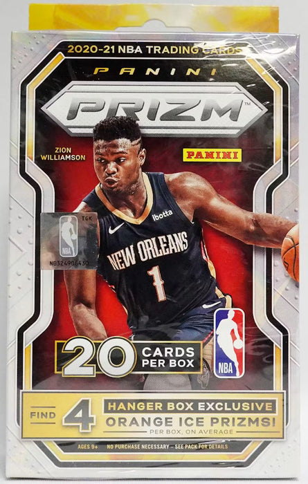 2020-21 Panini Prizm Basketball Hanger Box (20 Cards) (Orange Parallels!)