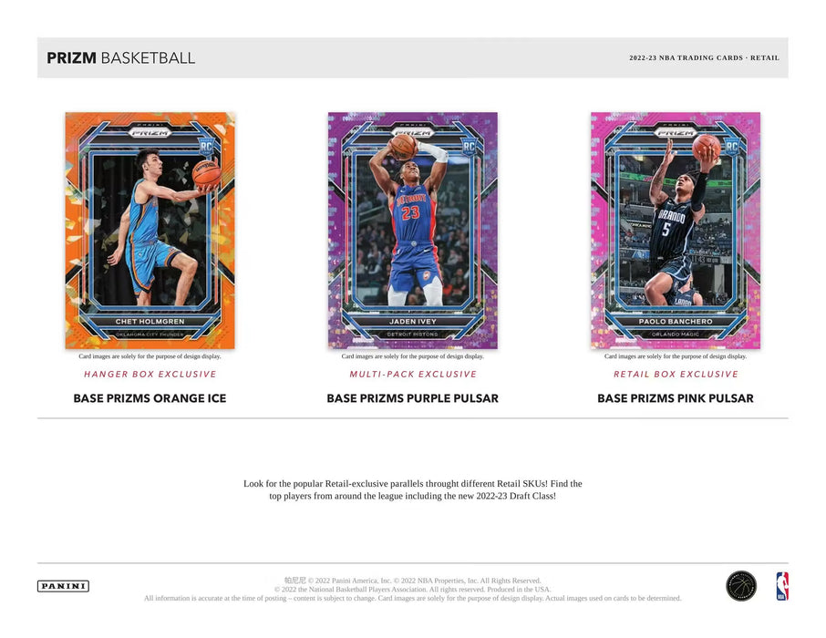 2022-23 Panini Prizm Basketball Blaster Box (Ice Prizms!)