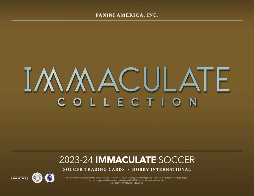 2023-24 Panini Immaculate Soccer Hobby International Box