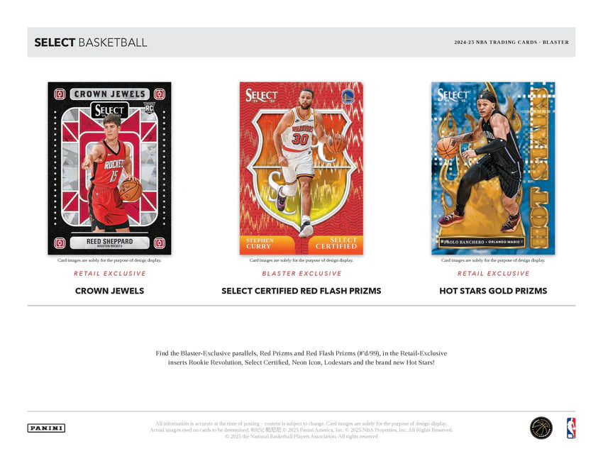 2024-25 Panini Select Basketball Blaster Box