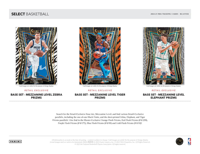 2024-25 Panini Select Basketball Blaster Box
