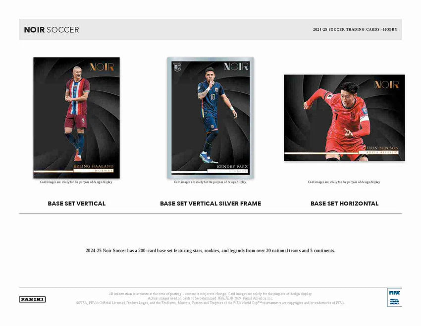 2024-25 Panini Noir Soccer Hobby Box (Pre-Order: June 28)