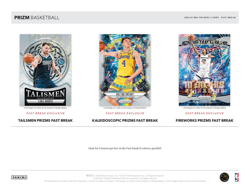 2024-25 Panini Prizm Basketball Fast Break Box