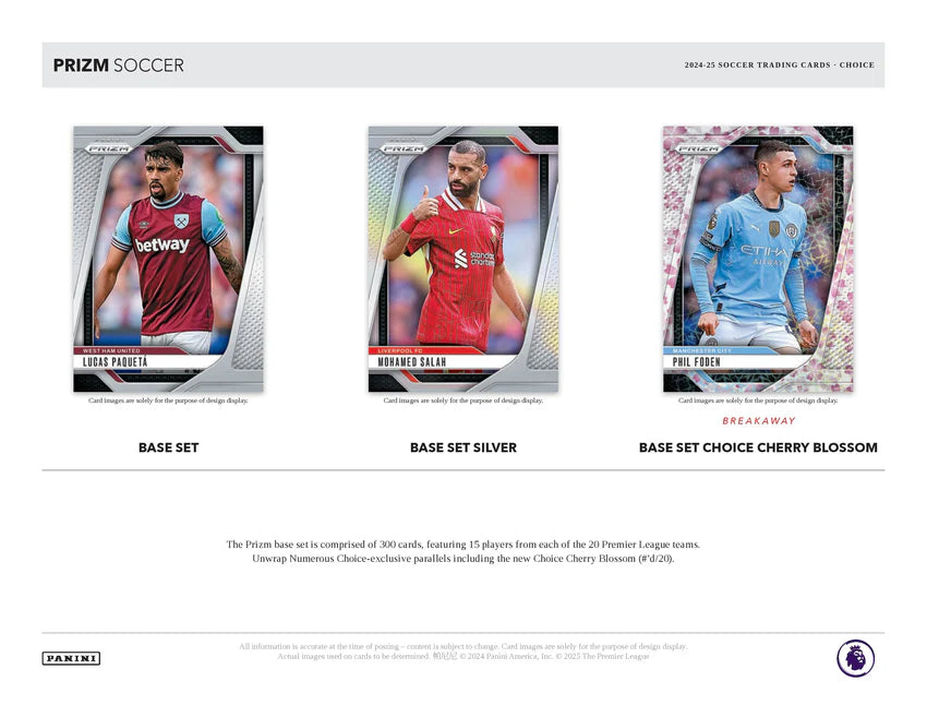 2024-25 Panini Prizm Premier League Soccer Choice Box (Pre-order: TBA)