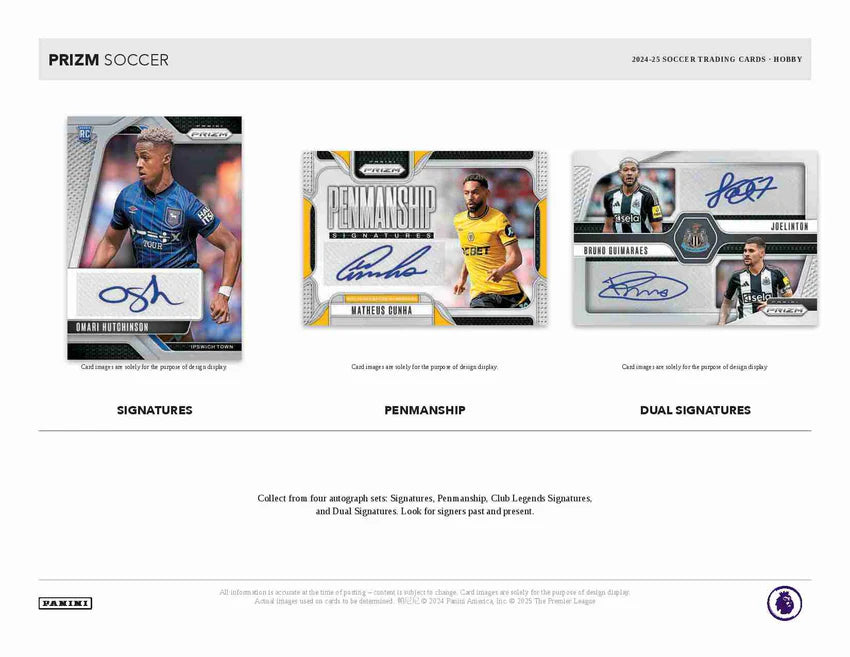 2024-25 Panini Prizm Premier League Soccer Hobby Box (Pre-Order: April 19)