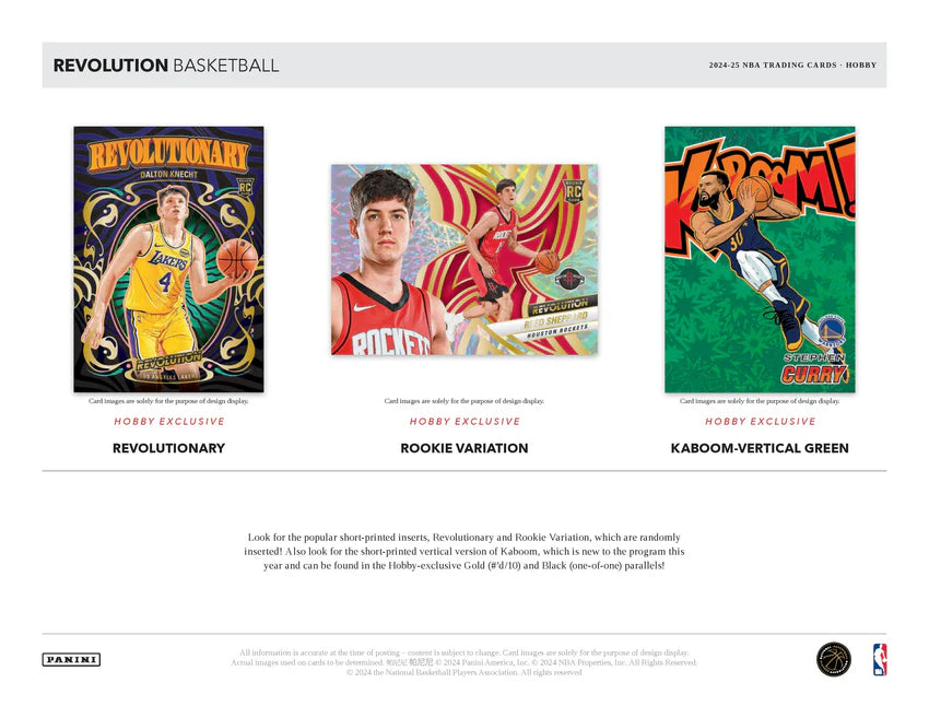 Pre-Order: 2024-25 Panini Revolution Basketball Hobby Box (May 3)