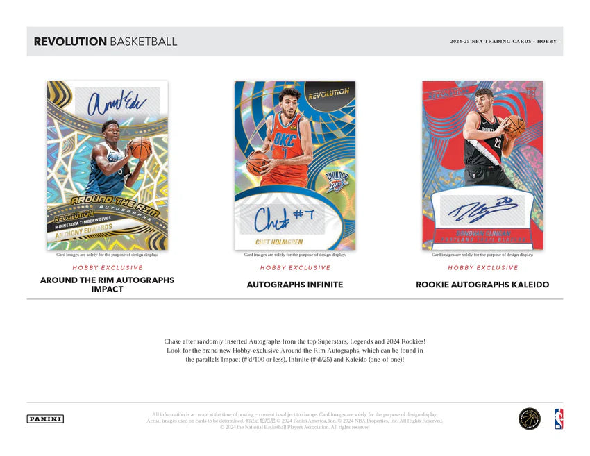 Pre-Order: 2024-25 Panini Revolution Basketball Hobby Box (May 3)