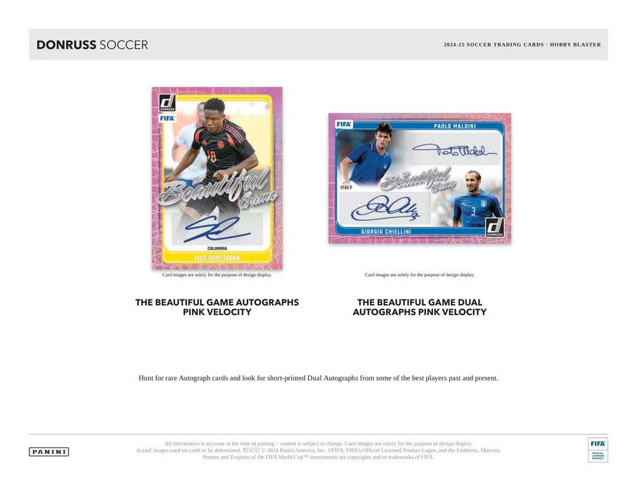 2024-25 Panini Donruss Soccer 6-Pack Hobby Blaster Box