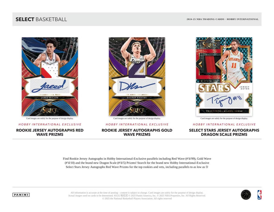 2024-25 Panini Select Basketball International Hobby Box