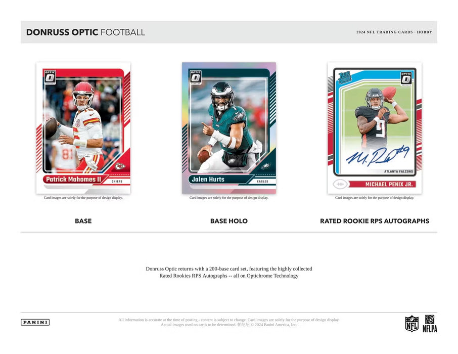 2024 Panini Donruss Optic Football Hobby Box