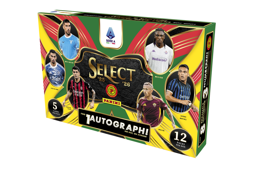 2025-26 Panini Select Serie A Soccer Hobby International Box