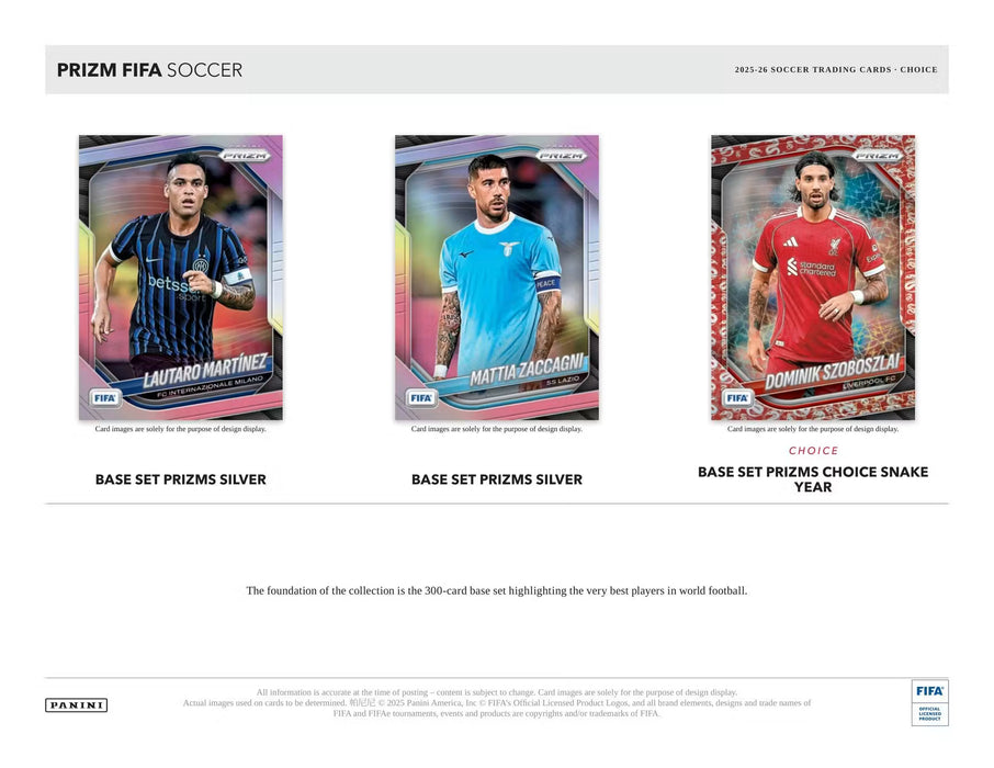 2025-26 Panini Prizm FIFA Soccer Choice Box