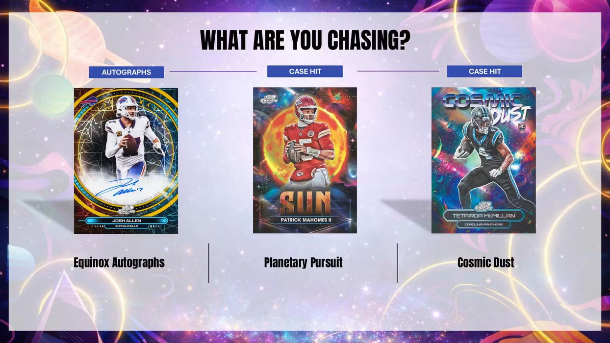 2025 Topps Cosmic Chrome Football NFL Hobby Box