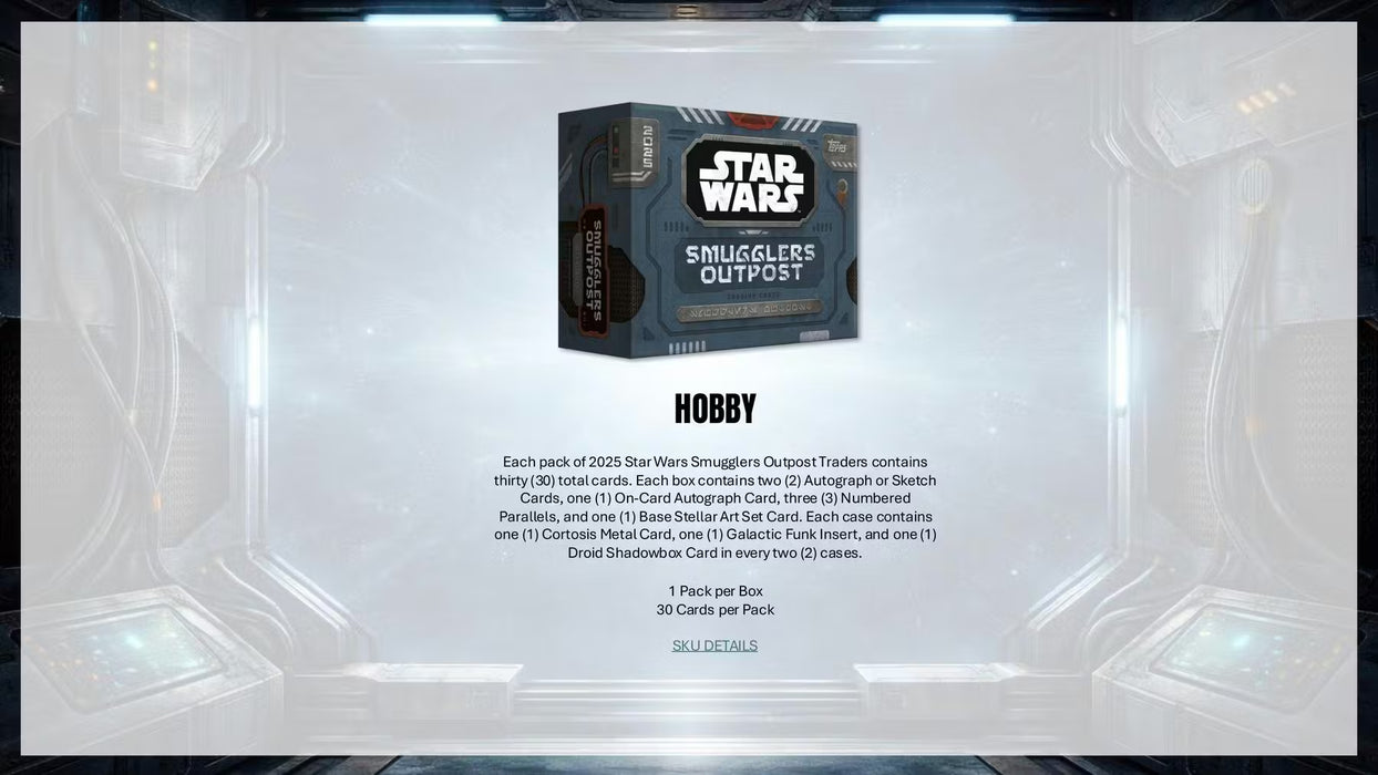 2025 Topps Star Wars Smugglers Outpost Hobby Box