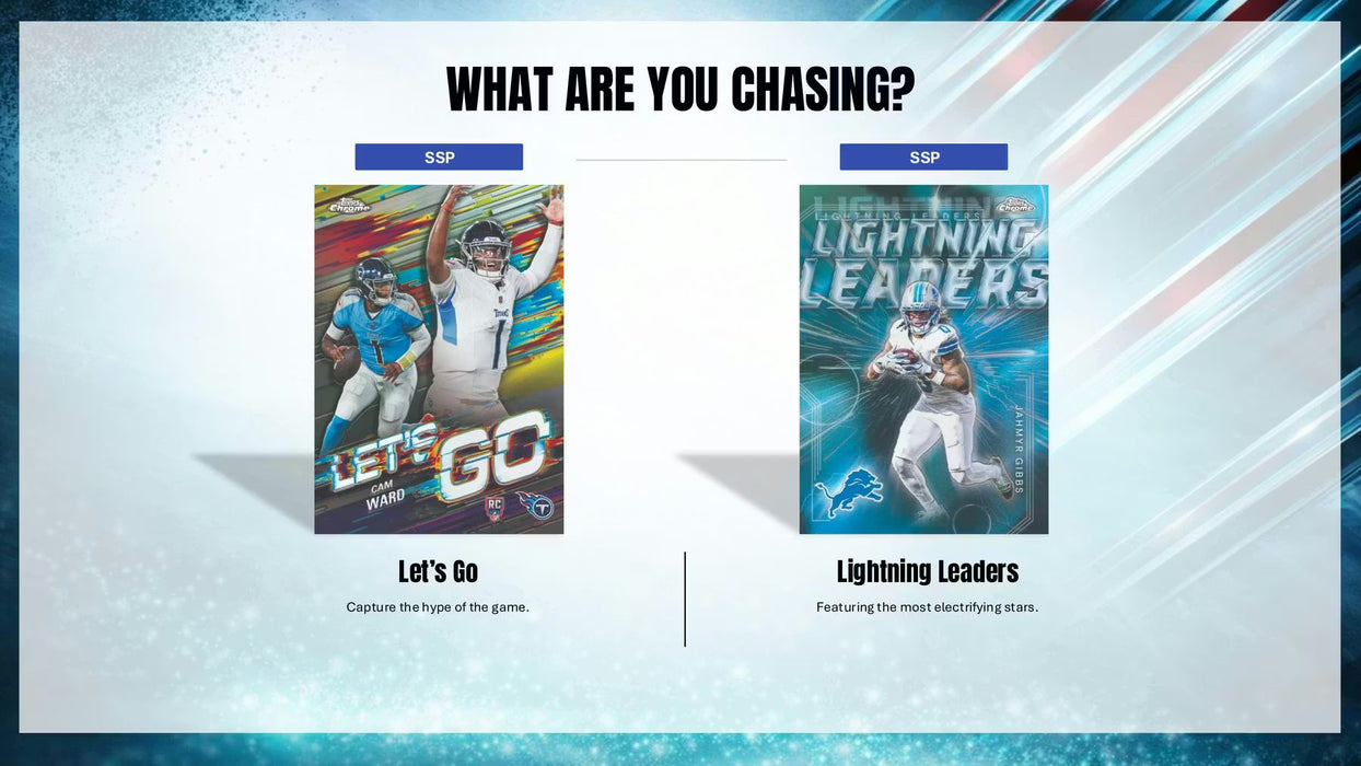 2025 Topps Chrome NFL Football Breaker's Delight Box