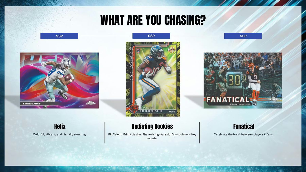 2025 Topps Chrome NFL Football Breaker's Delight Box