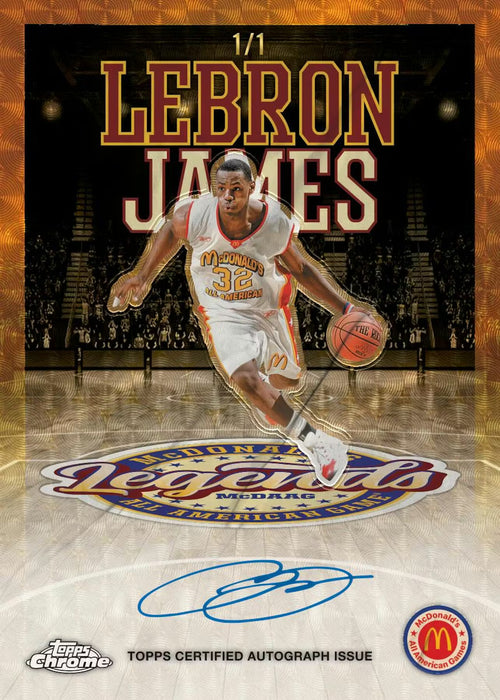 2025 Topps Chrome McDonald’s All-American Basketball Hobby Box