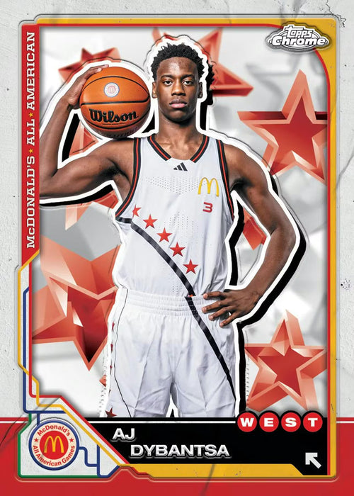 2025 Topps Chrome McDonald’s All-American Basketball Hobby Box
