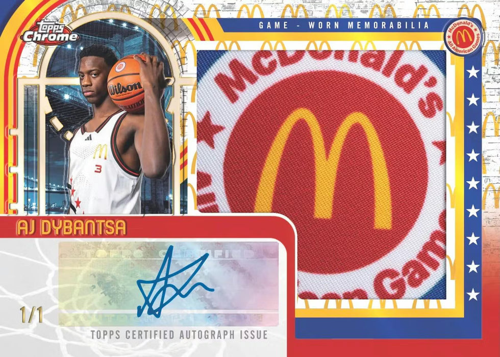 2025 Topps Chrome McDonald’s All-American Basketball Hobby Box