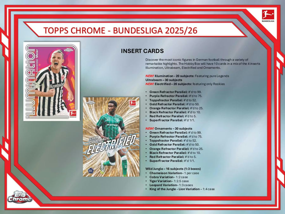 2025-26 Topps Chrome Bundesliga Hobby Box