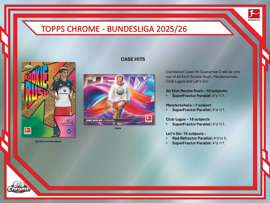 2025-26 Topps Chrome Bundesliga Hobby Box