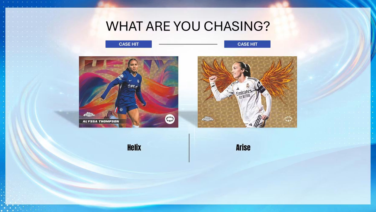 2025-26 Topps Chrome UEFA Women's Champions League Hobby Box