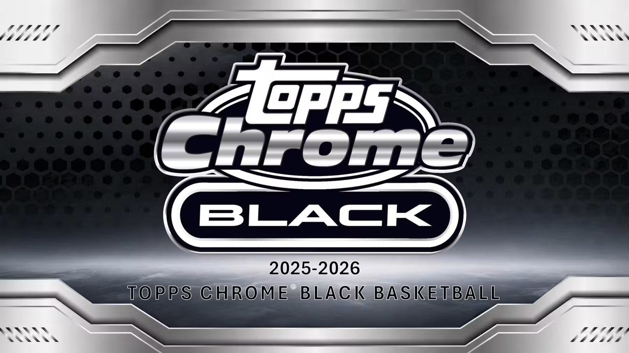 2025-26 Topps Chrome Black Basketball Hobby Box