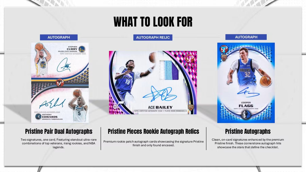 2025-26 Topps Pristine Basketball Hobby Box