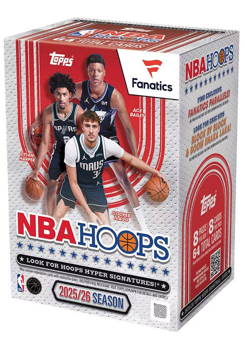 2025-26 Topps NBA Hoops Basketball Value Blaster Box (Fanatics)