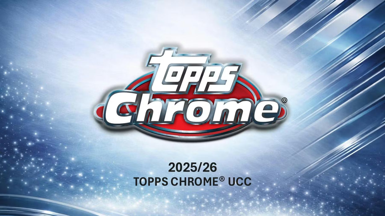 2025-26 Topps Chrome UEFA Club Competitions Soccer Mega Box