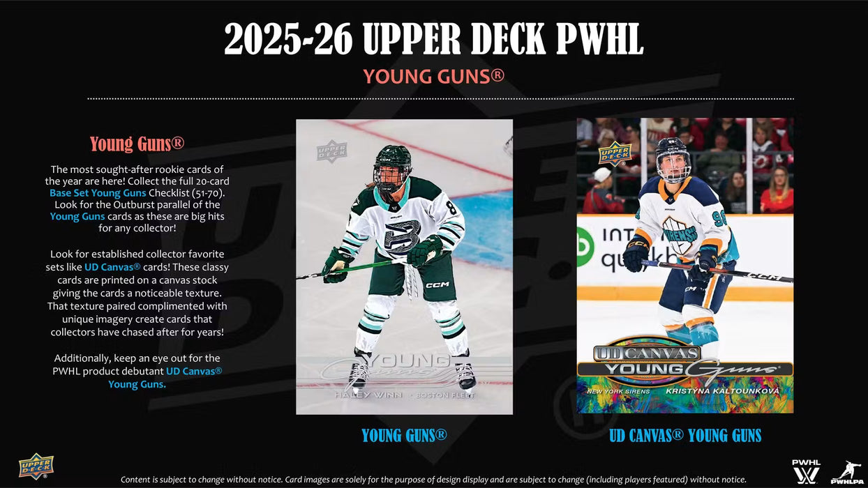 2025-26 Upper Deck PWHL Hockey Blaster Box