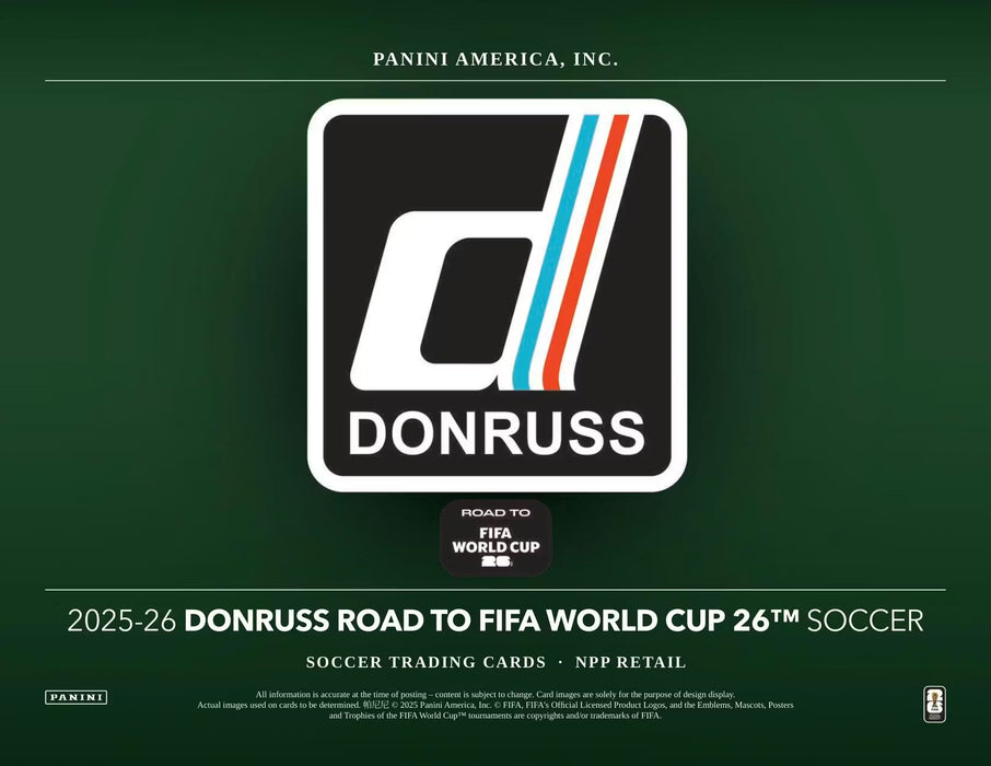 2025-26 Panini Donruss Road to FIFA World Cup Soccer Blaster Box