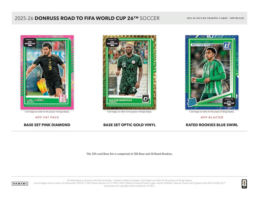 2025-26 Panini Donruss Road to FIFA World Cup Soccer Blaster Box